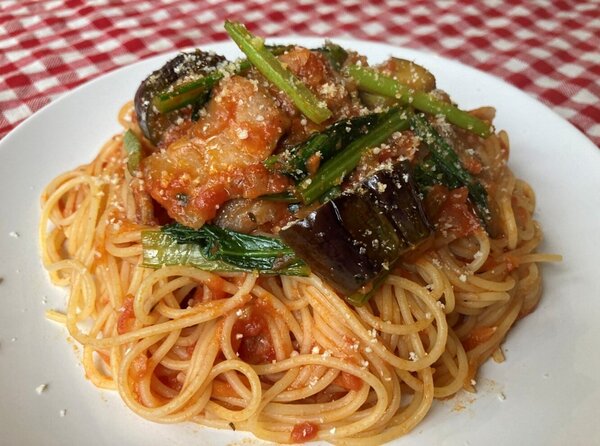 豚肉と野菜のトマトソースパスタ.jpg